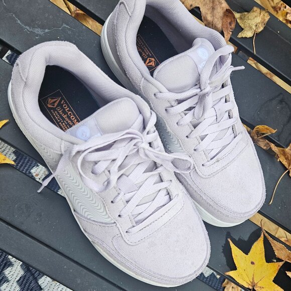 Volcom Hybrid EH Womens Size 8.5W Composite Toe Work Shoes Sneakers Purple White - Picture 7 of 7